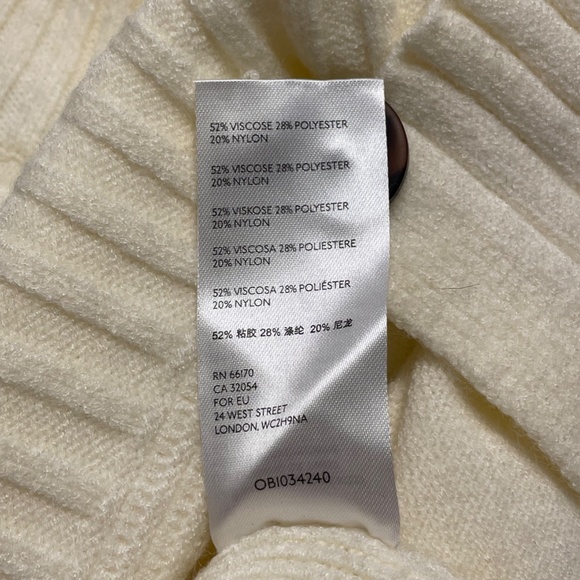 Anthropologie Cream Mockneck Tunic Sweater - Picture 10 of 10